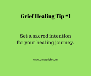 healing begins with a sacred intention