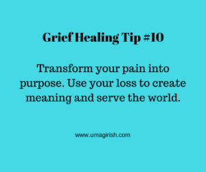 grief healing tip