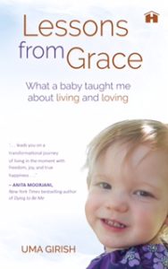 the cover image of my new Hay House book which has a smiling baby's face